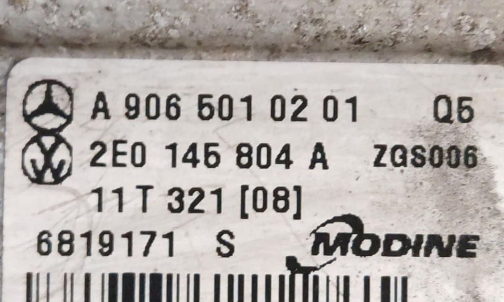 Turbocompresseur Mercedes-Benz Sprinter W901 W902 W903 W904 – A9065010201 – Occasion