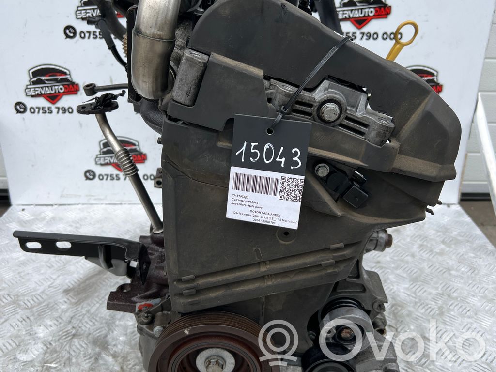 Moteur K9K790 1.5 Diesel DACIA Logan I – Occasion Complet Garanti