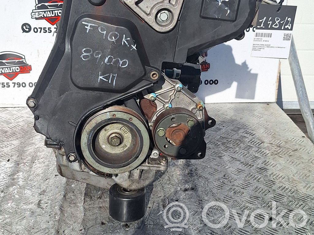 Moteur F9QK732 1.9 Diesel RENAULT Scenic I – Occasion Complet Garanti